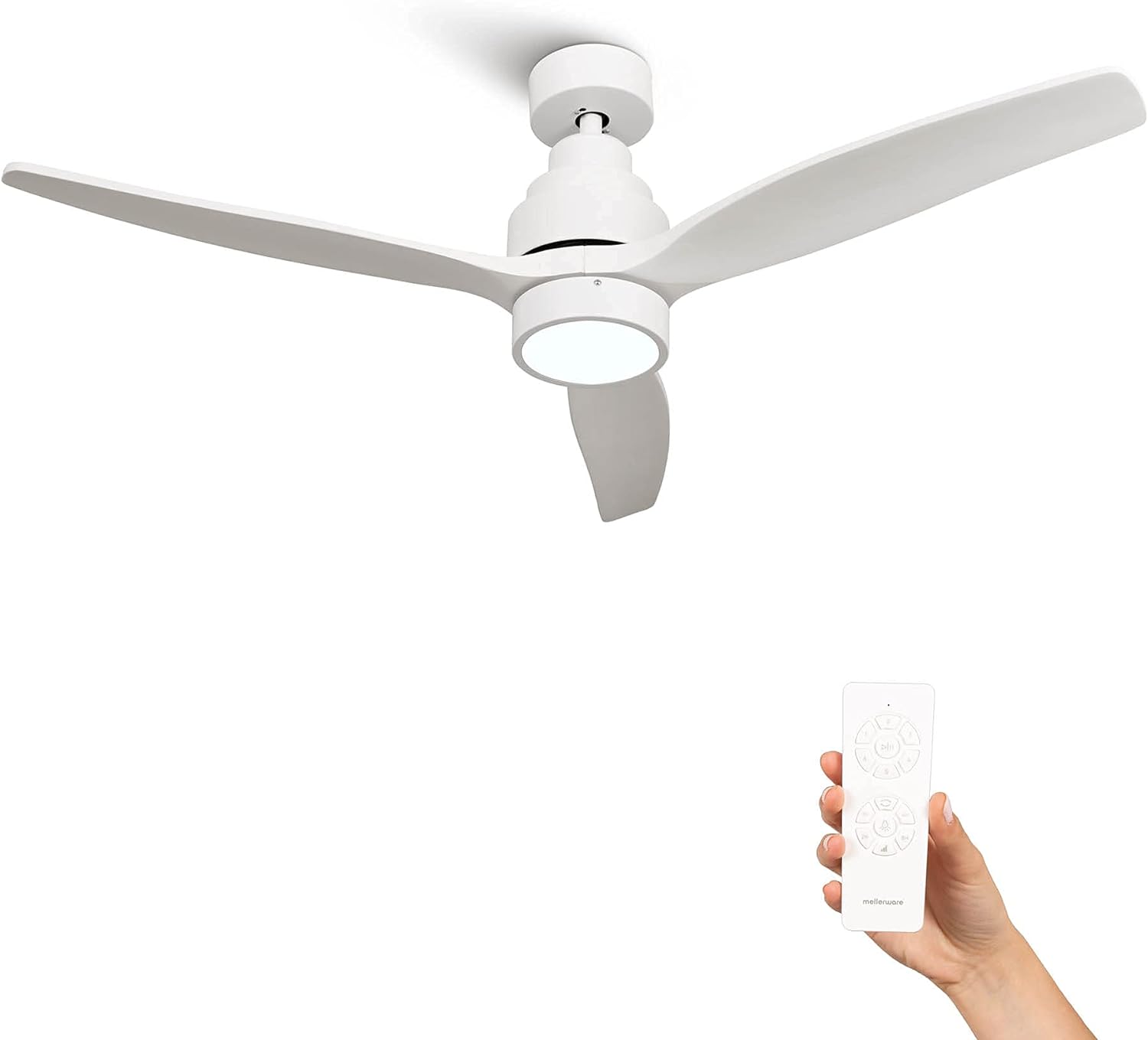 Mellerware - Ventilador de Techo con Mando a Distancia Brizy Bright