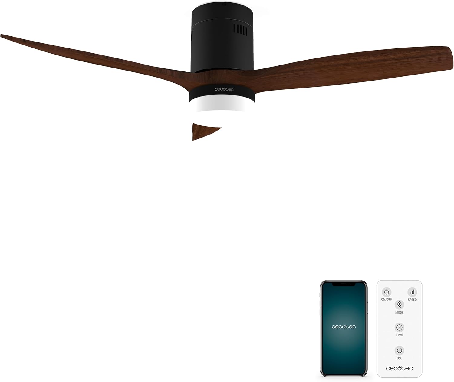 Cecotec Ventilador de Techo con Luz y Wifi